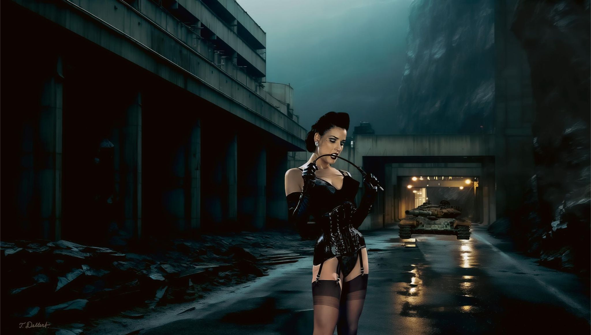 Small.  Dita Futuristic Dominatrix  copy